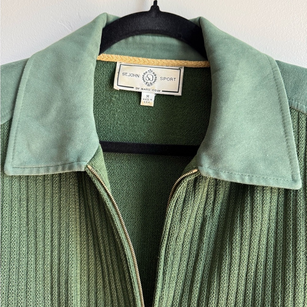 Green Women's Jacket - Picture 2 of 3